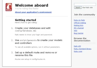 rails welcome aboard