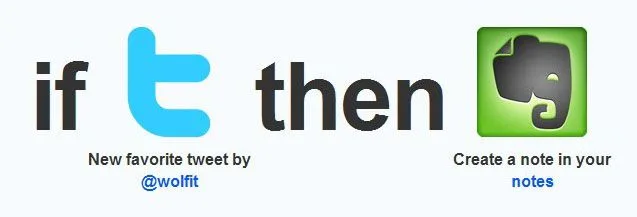 IFTTT 收集好玩的 Tweet 到 Evernote 任务