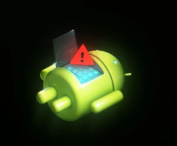 Android 机器人倒地